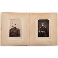 Civil War CDV Album of Union Generals, Most by Brady/Anthony