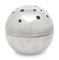 A Christofle Gallia Mars Silver-Plate Spherical Flower Vase