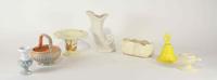 A Collection of Thirteen Haeger Pottery Table Articles Height of tallest 9 1/2 inches.