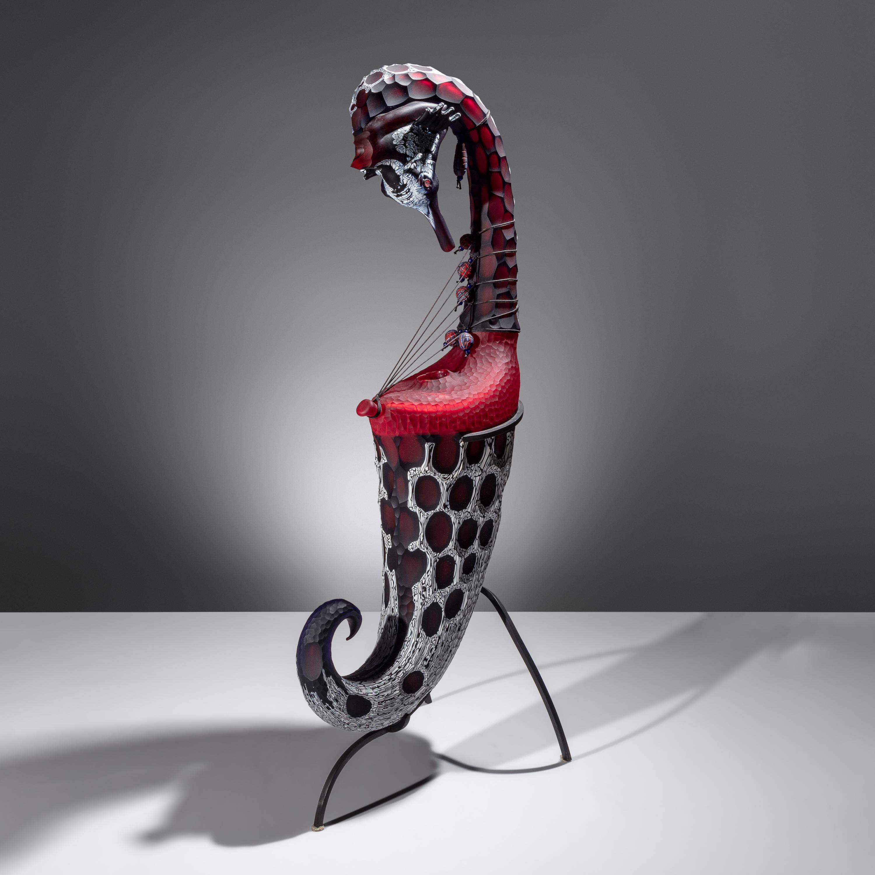 Davide Salvadore and Shelley Muzylowski Allen (Italian, b. 1953, Canadian-American) — Seahorse Sculpture