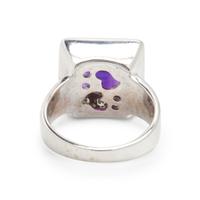 AMETHYST AND DIAMOND RING