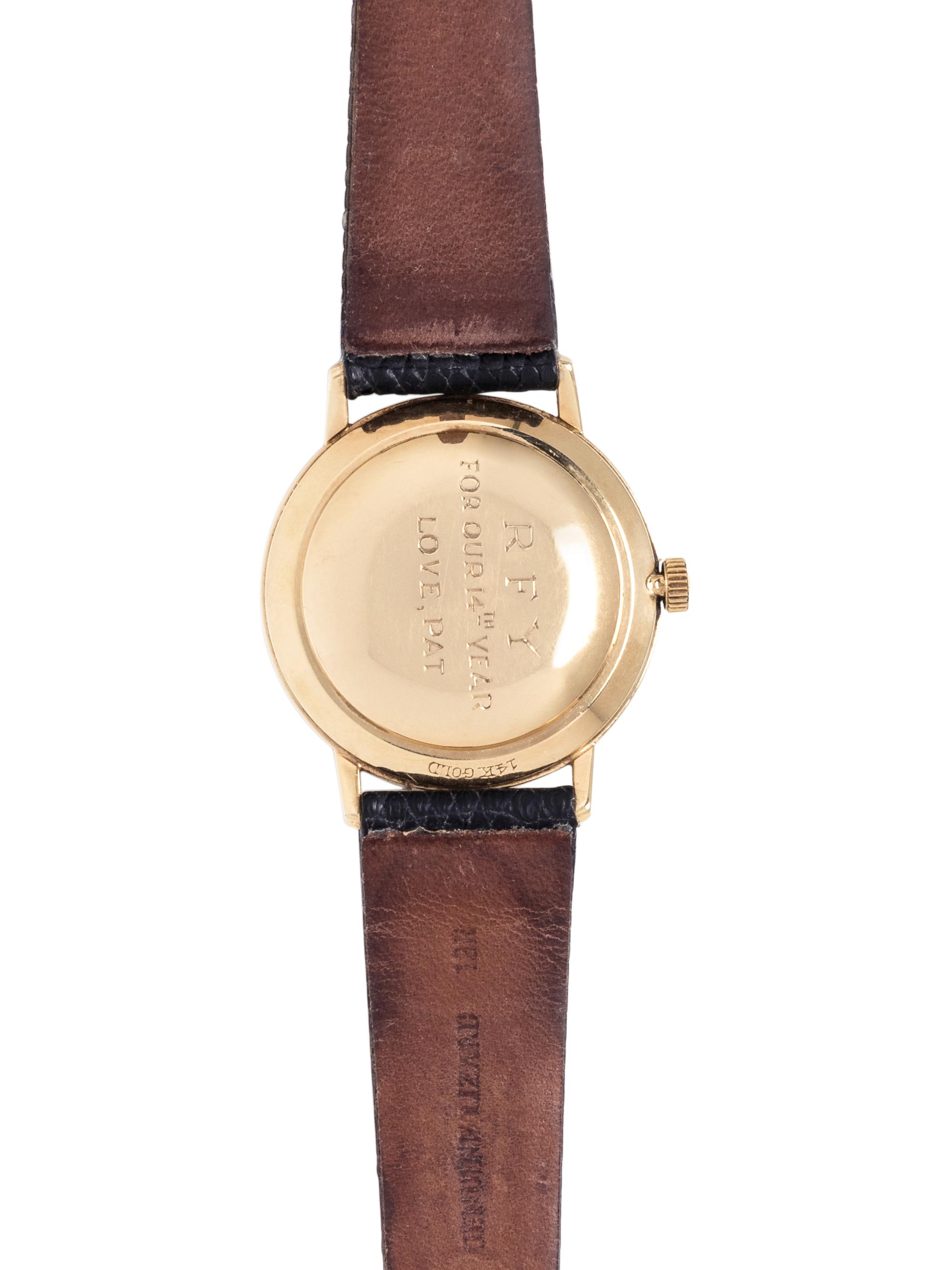 TIFFANY & CO., 14K YELLOW GOLD WRISTWATCH