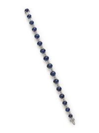SAPPHIRE AND DIAMOND BRACELET