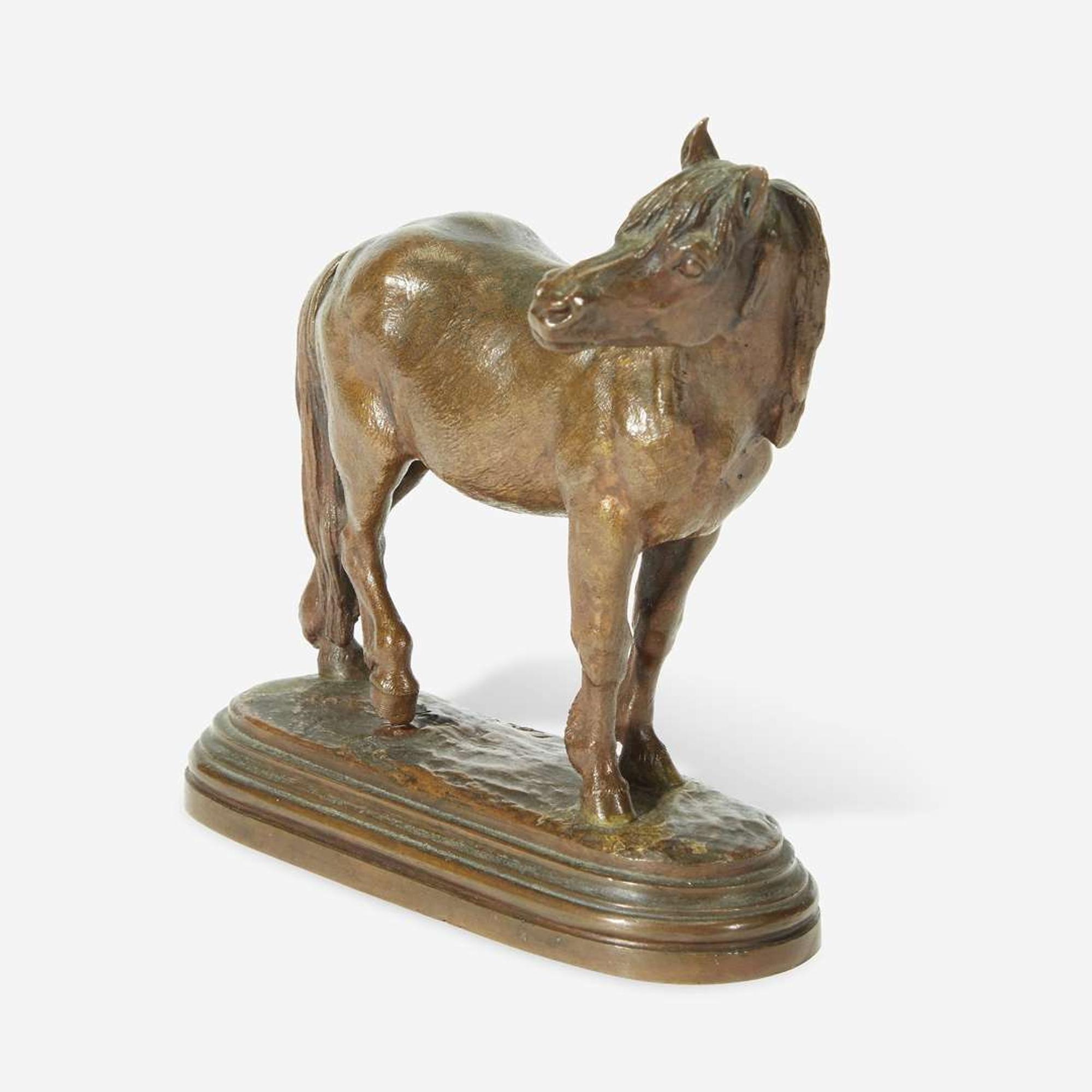 Isidore Jules Bonheur (French, 1827–1901) Cheval à l'Arrêt