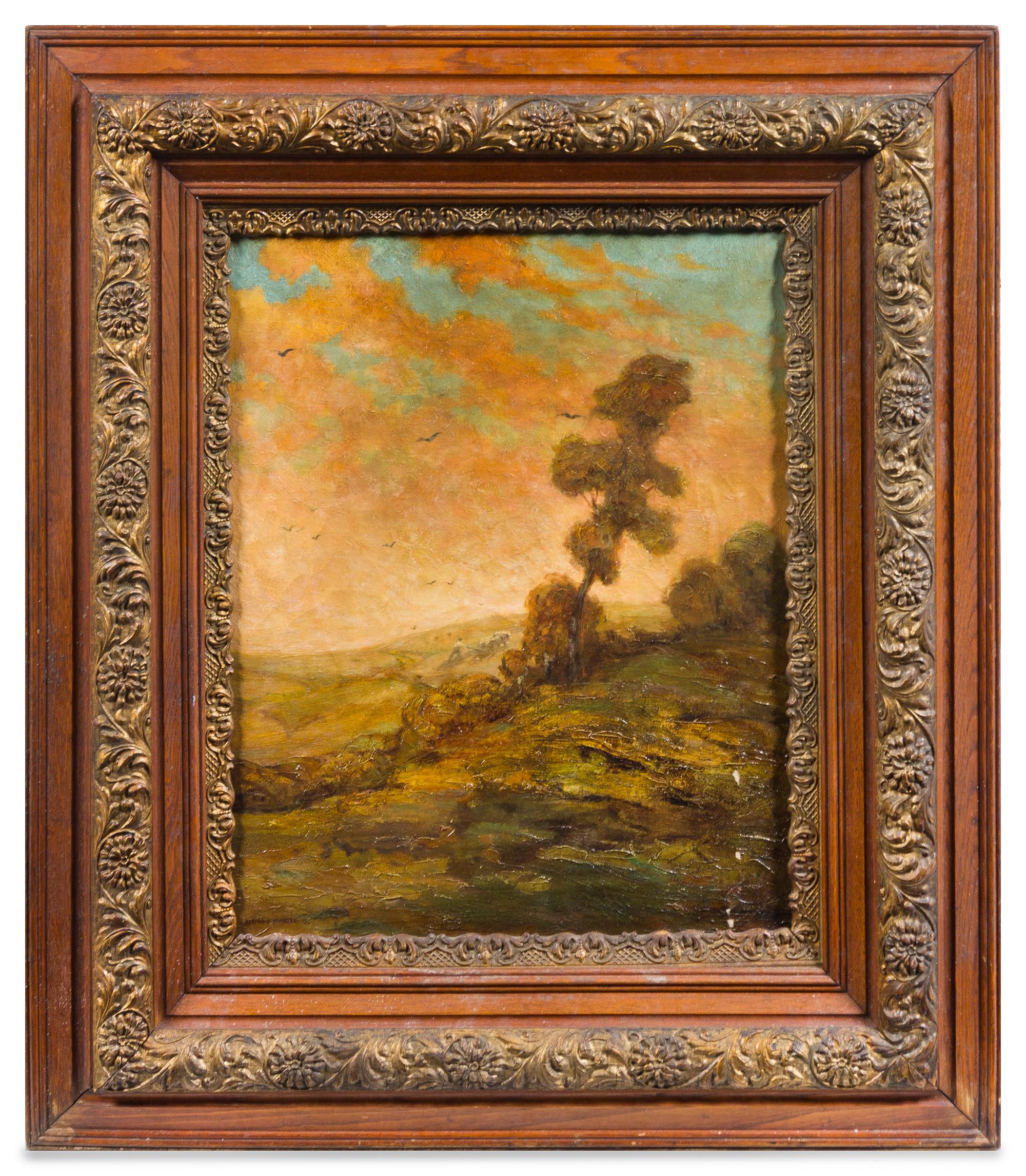 Bertha Delina Sanders, (19th/20th century), Pastoral Landscape