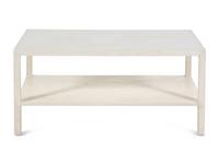 A White Painted Two-Tier Cocktail Table