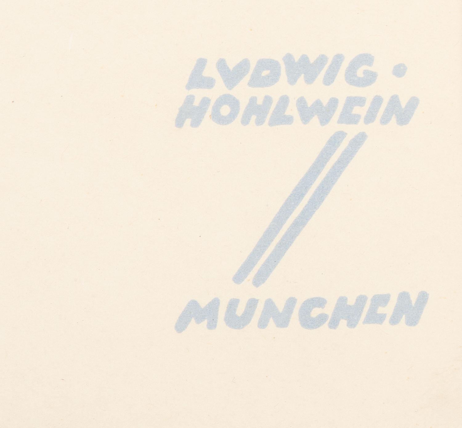 [TRAVEL]. HOHLWEIN, Ludwig, artist. Winter in Deutschland. Munich, ca early 1930s.