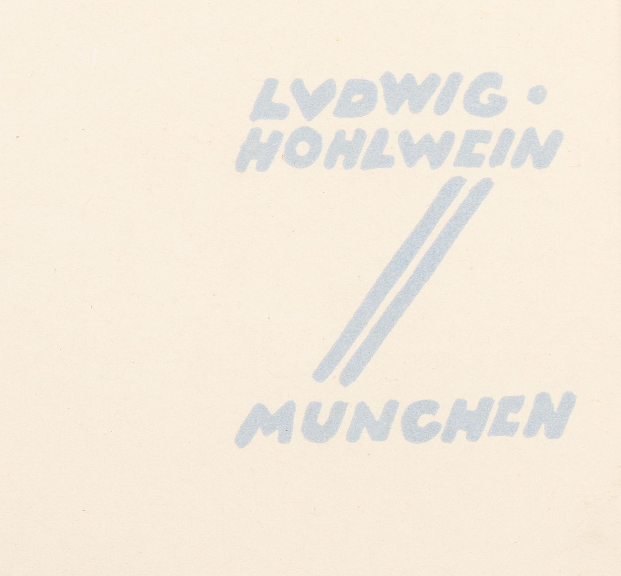 [TRAVEL]. HOHLWEIN, Ludwig, artist. Winter in Deutschland. Munich, ca early 1930s.