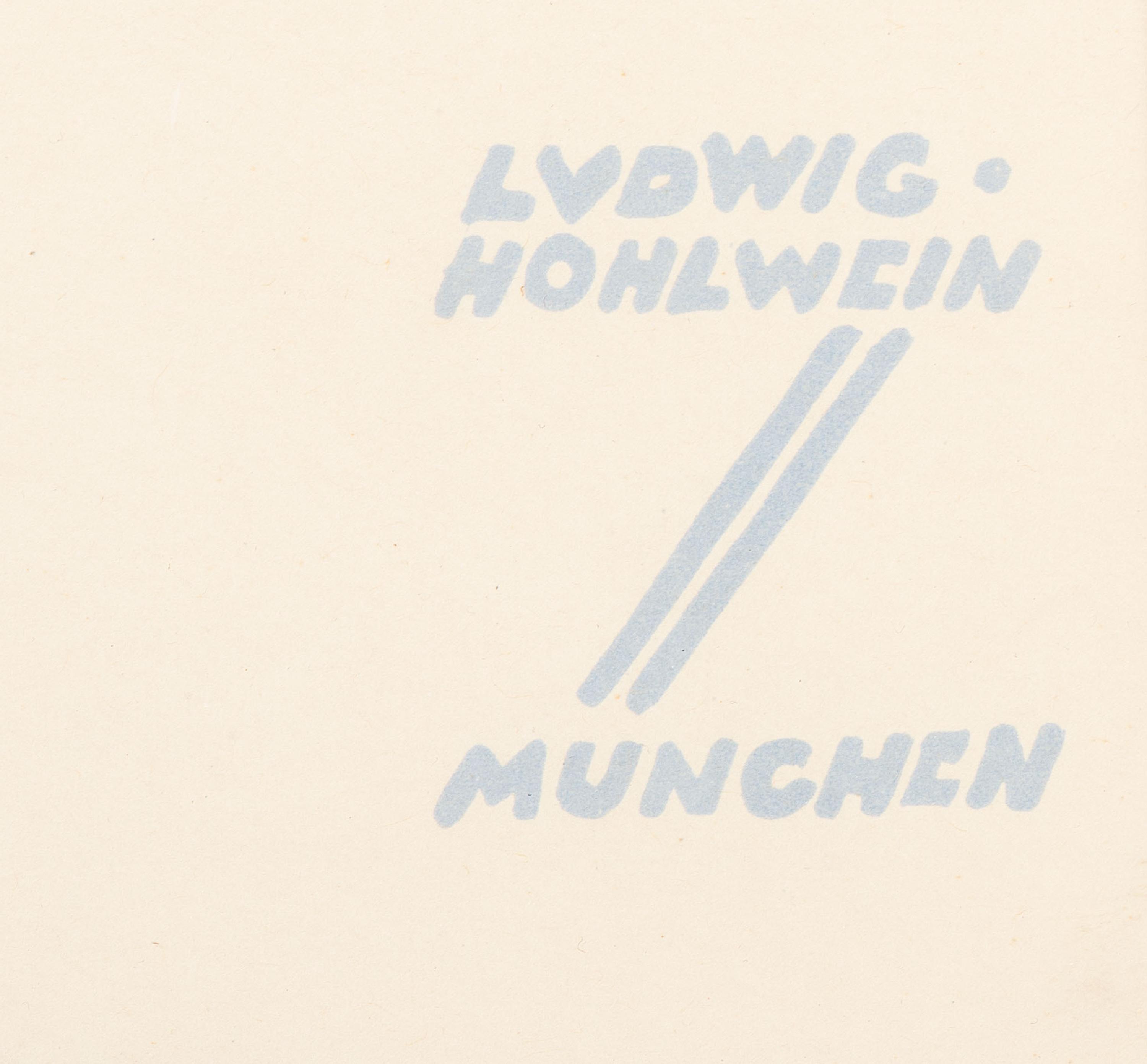 [TRAVEL]. HOHLWEIN, Ludwig, artist. Winter in Deutschland. Munich, ca early 1930s.