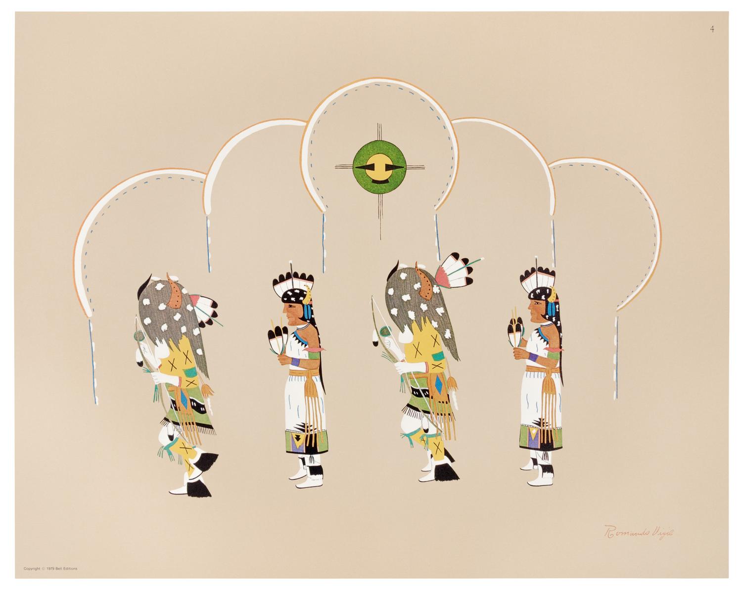 [NATIVE AMERICAN ART] -- [PUEBLO INDIANS]. Pueblo Indian Painting . Text by Jamake Highwater and Dr. Hartley Burr Alexander. Santa Fe: Bell Editions, 1979.