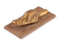 An Italian Gilt-Bronze and Leather Paperweight Retailed by Abercrombie and Fitch