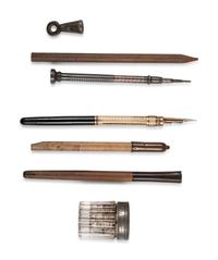 Orrin W. Clark, Company H, 60th Massachusetts Volunteer Infantry Regiment. Civil War-era writing kit patented by George Hathaway, 1861.