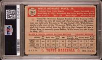 A 1952 Topps Willie Mays Rookie Baseball Card No. 261 (PSA 1)
