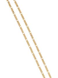 YELLOW GOLD CURB LINK CHAIN