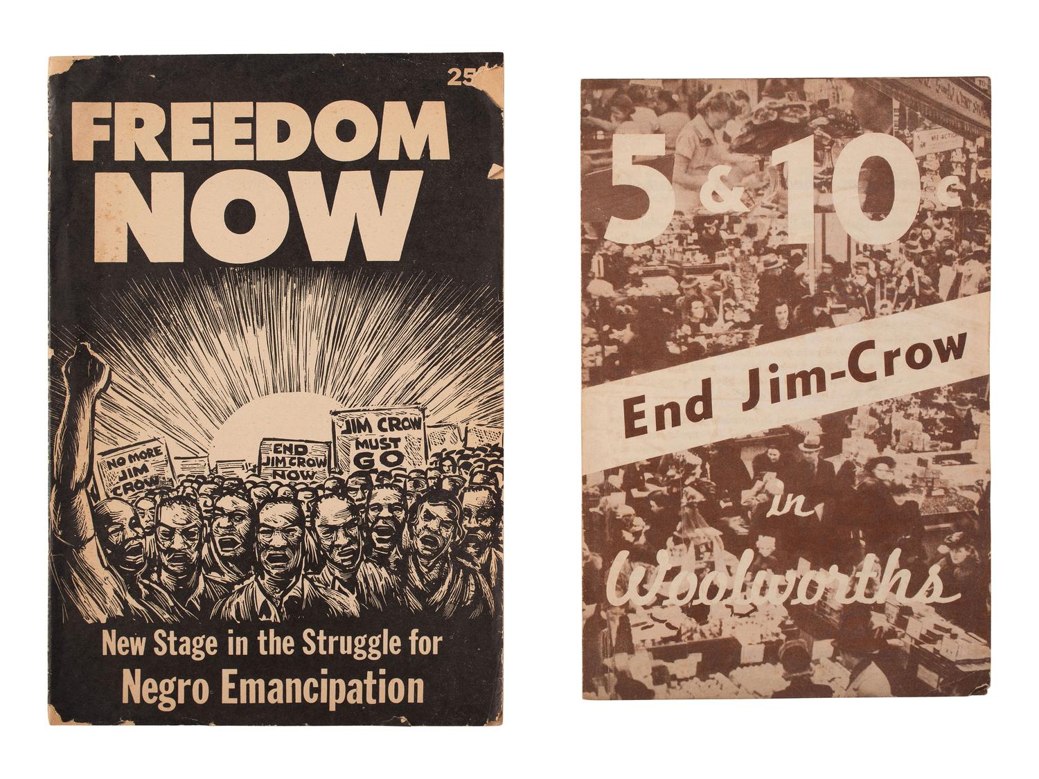 [CIVIL RIGHTS]. A group of 4 pamphlets related to the fight against segregation and racial inequality, comprising: