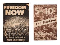 [CIVIL RIGHTS]. A group of 4 pamphlets related to the fight against segregation and racial inequality, comprising: