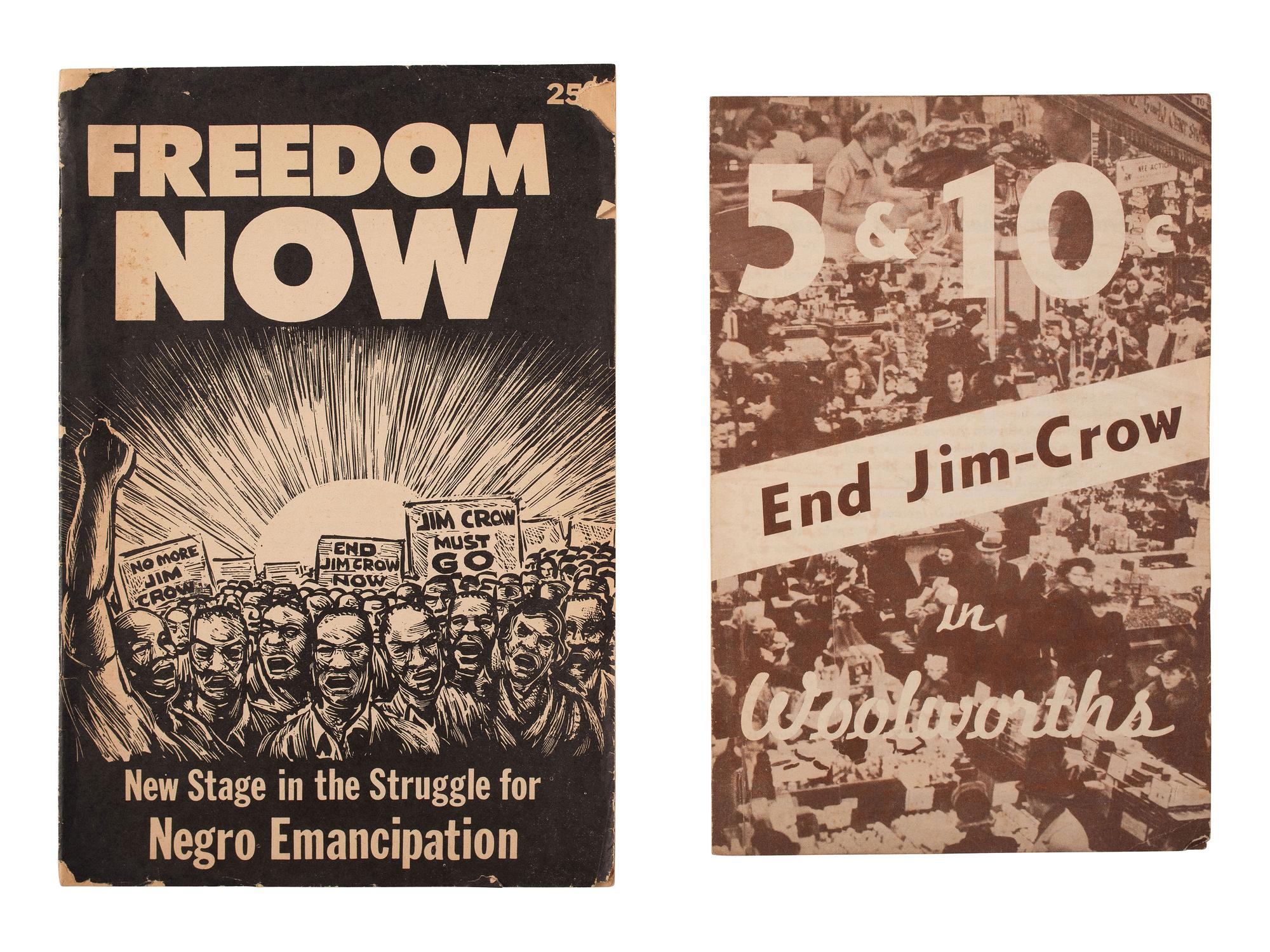 [CIVIL RIGHTS]. A group of 4 pamphlets related to the fight against segregation and racial inequality, comprising: