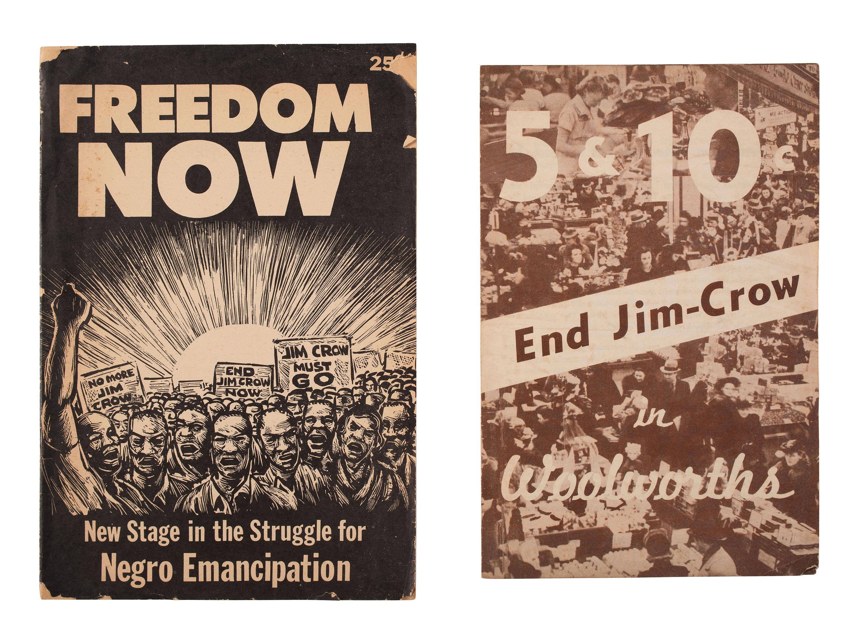 [CIVIL RIGHTS]. A group of 4 pamphlets related to the fight against segregation and racial inequality, comprising: