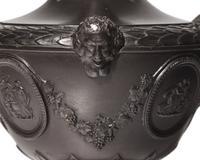 A Wedgwood Black Basalt Neoclassical Urn
