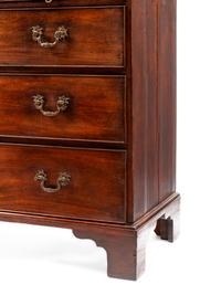 A George III Mahogany Chest on Chest