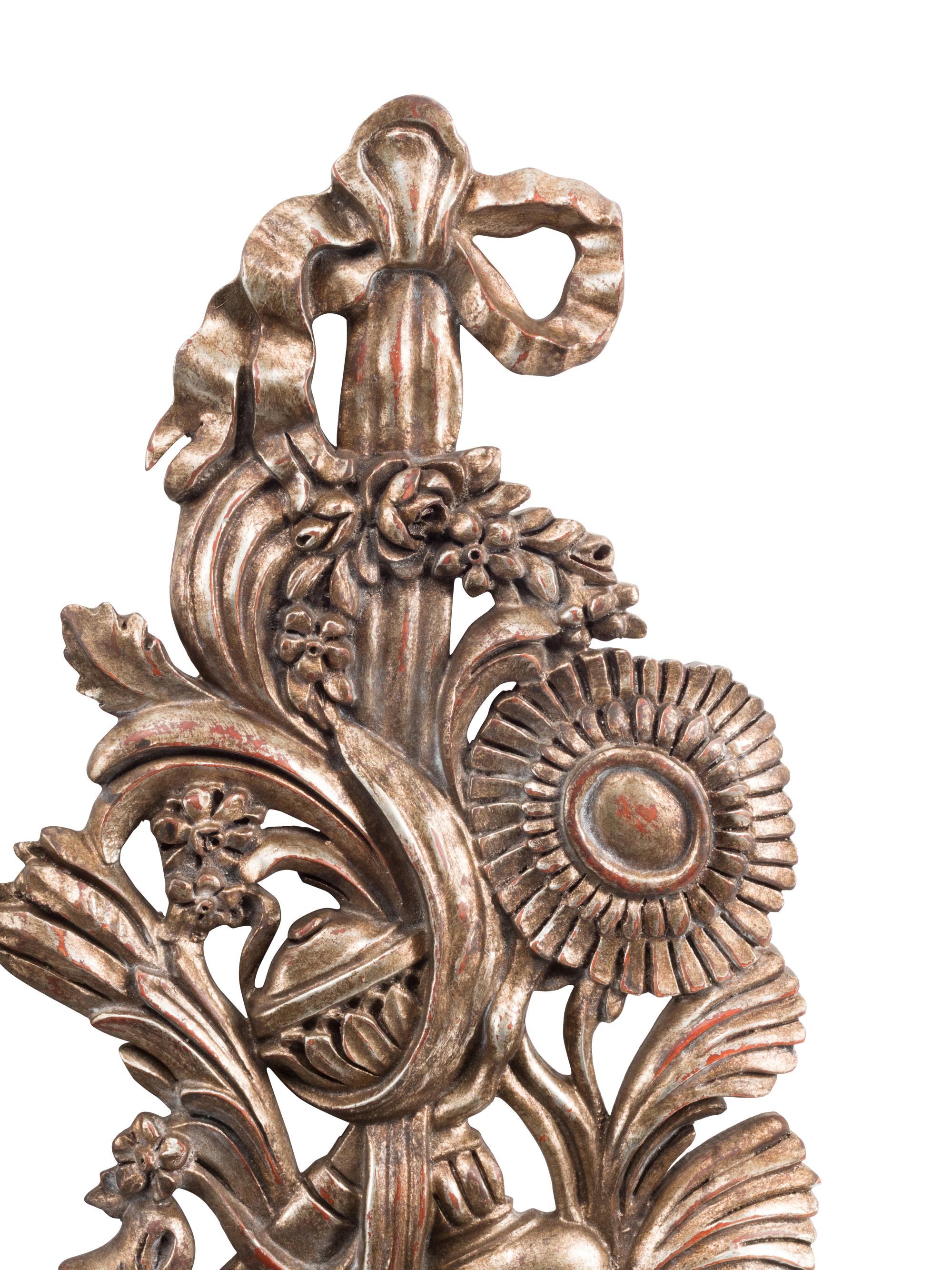 A Set of Four Large Italian Giltwood Trophy Plaques