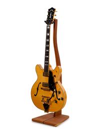 A Guild Tiger Maple and Mother-of-Pearl Inlaid Electric Blues Guitar
