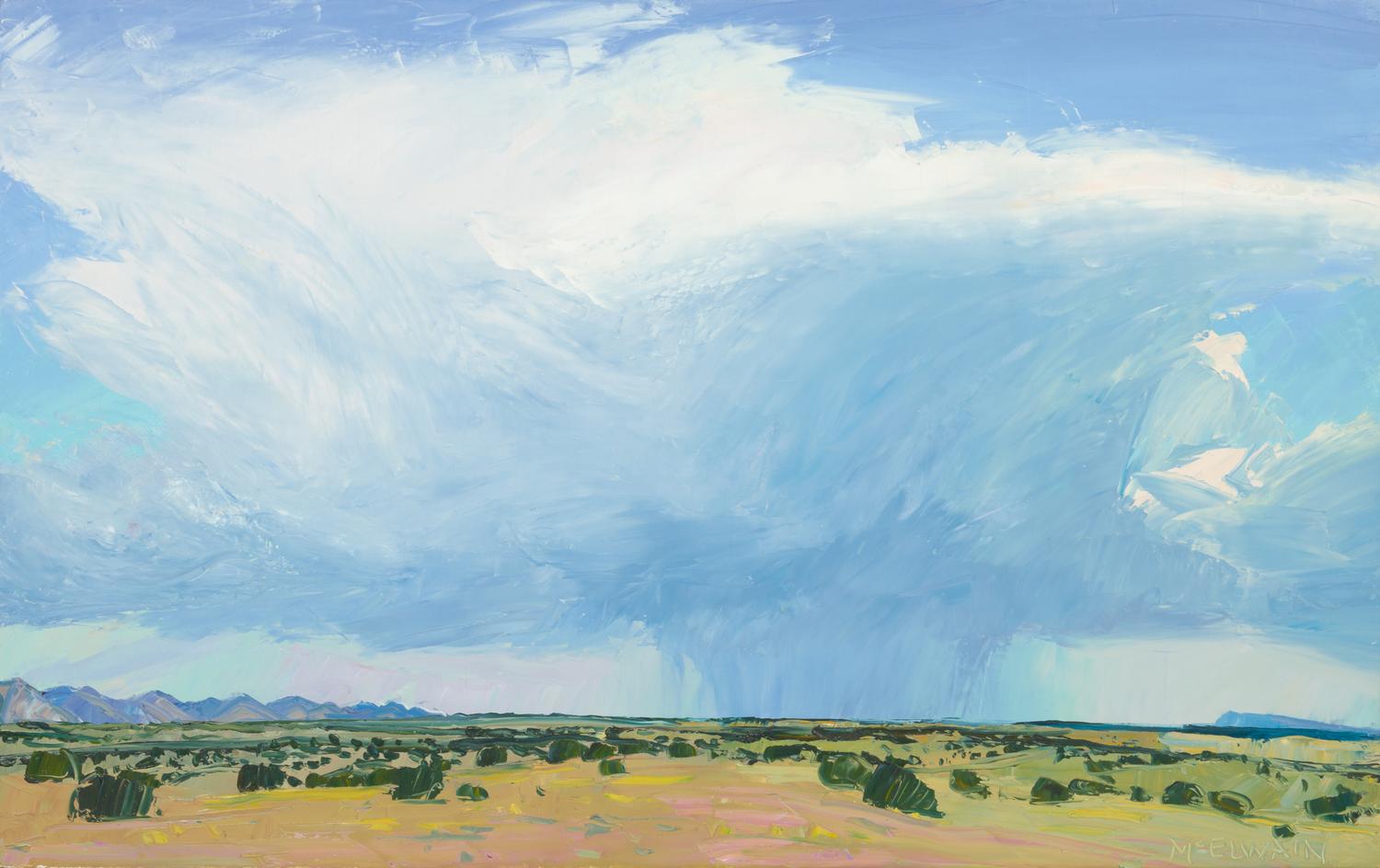 Rain in Galisteo Basin