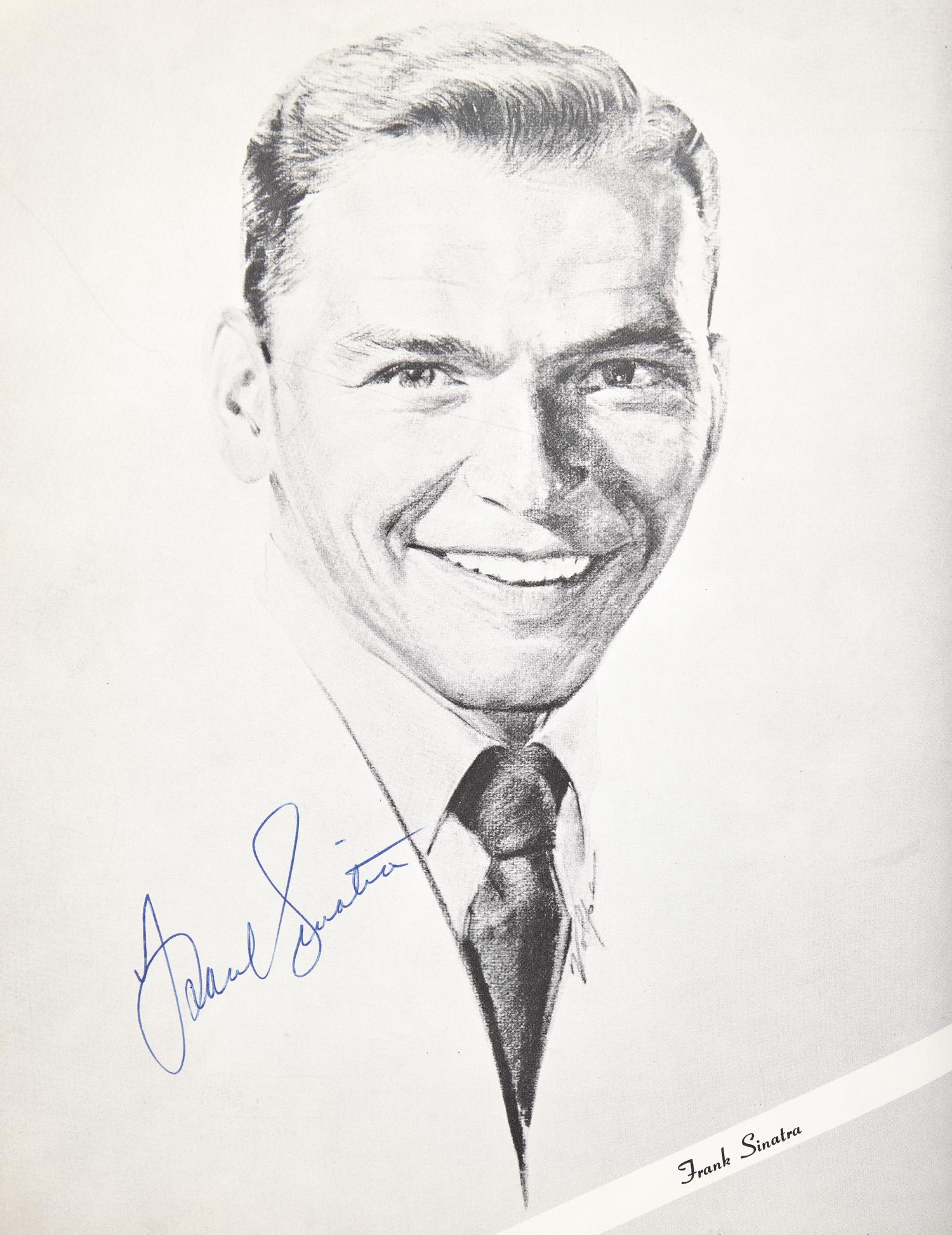 [Presidential] [Kennedy, John F.] Sinatra, Frank, and Ella Fitzgerald, and Harry Belafonte, et al. John F. Kennedy's Inaugural Gala Program, signed