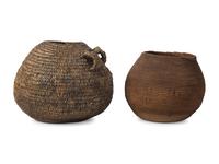 Chemehuevi Basket and Jicarilla Apache Canteen