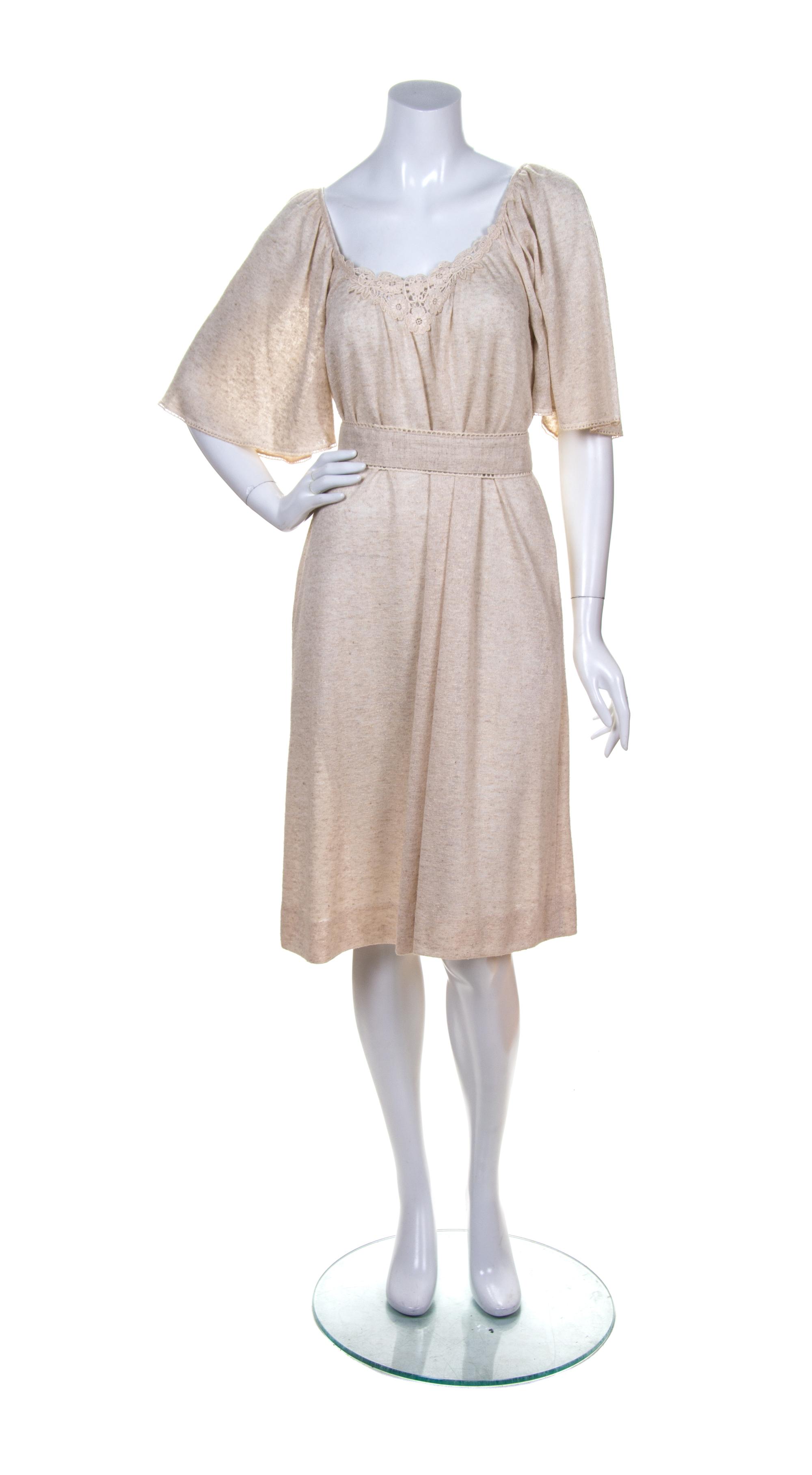 A Sant Angelo Cream Dress Ensemble,