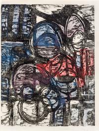 Louis Schanker, (American, 1903-1981), Circle Image, 1952