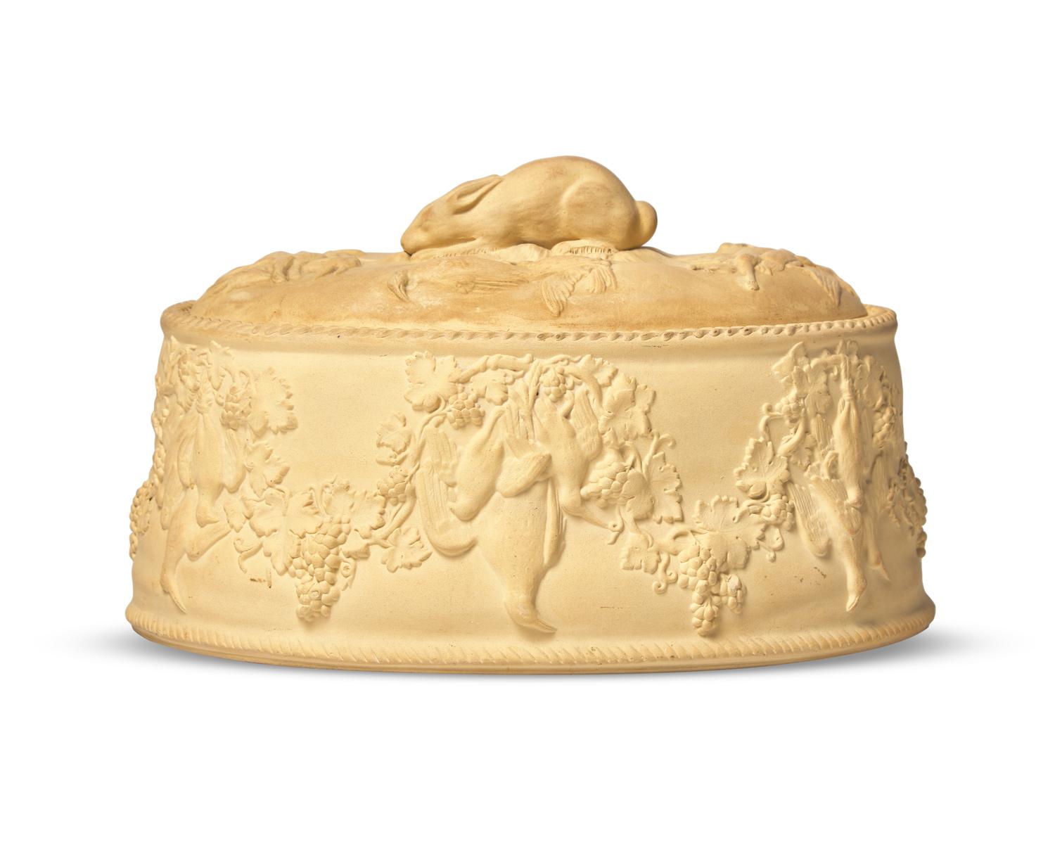A Wedgwood Caneware Game Pie Dish and Cover
