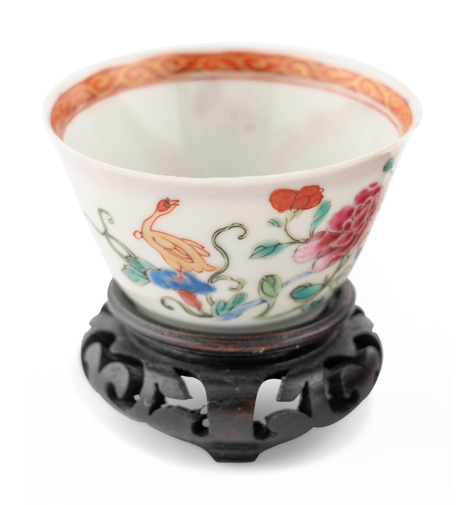 Three Chinese Export Porcelain Cups