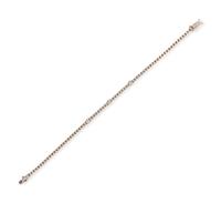 An 18 Karat White Gold and Diamond Bracelet,