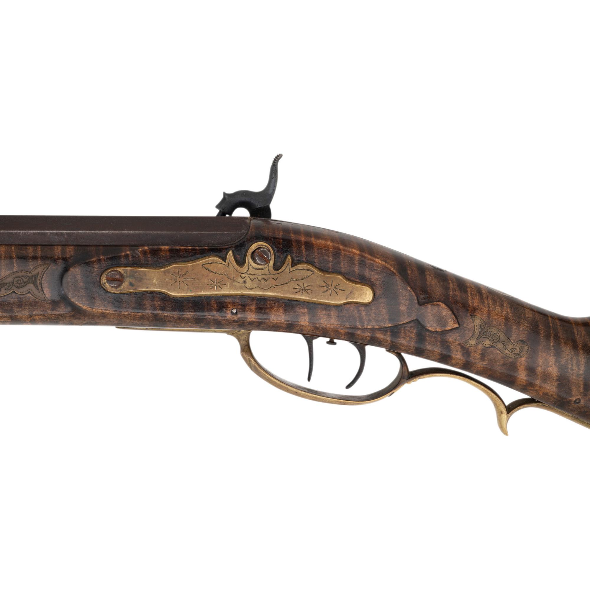 Contemporary Halfstock Percussion Rifle by C.H. Heuss