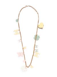Chanel Goldtone Necklace with Pastel Enamel Charms, 2008