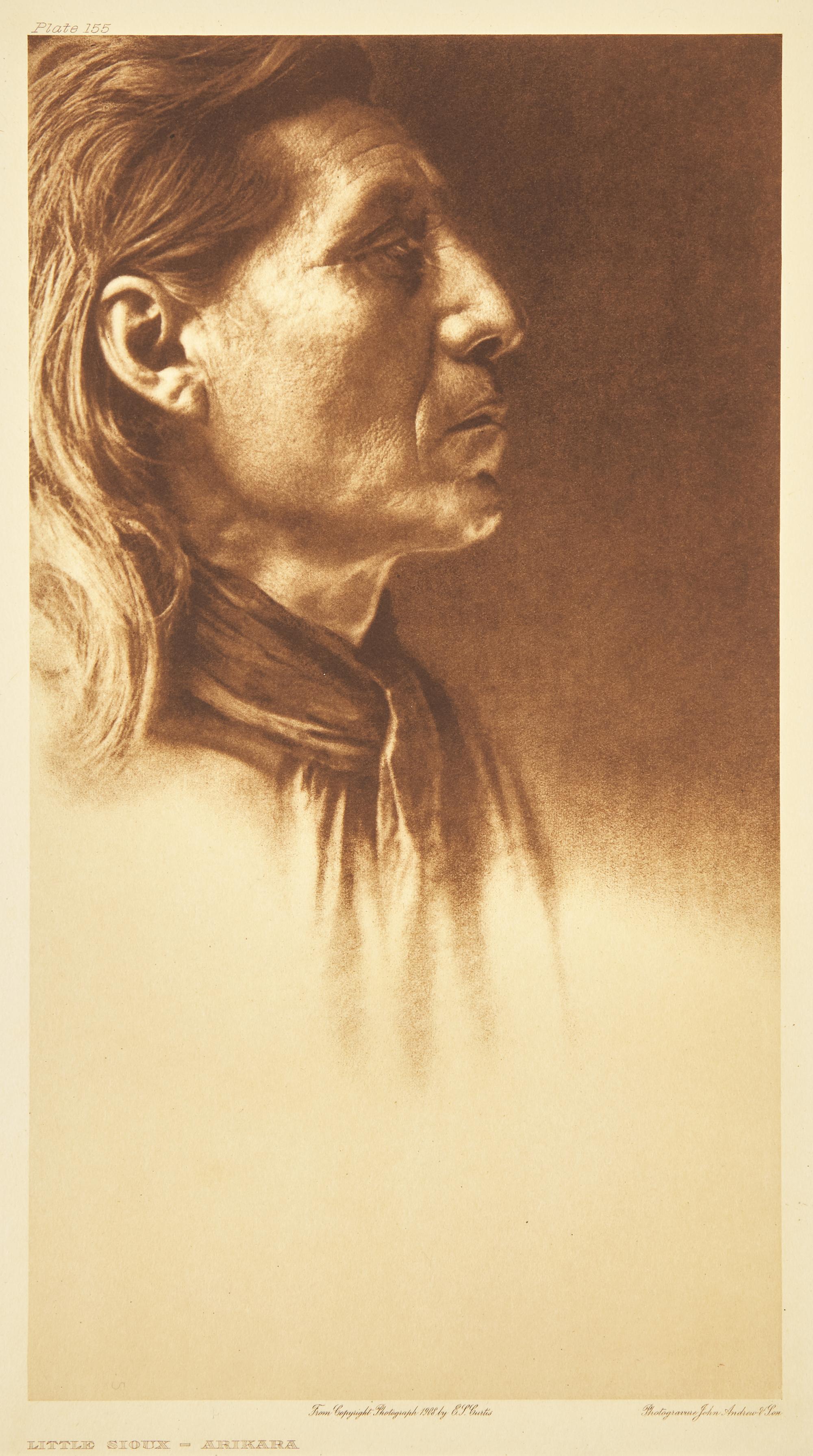 Edward Curtis (American, 1868-1952) — Little Sioux - Arikara Plate 155