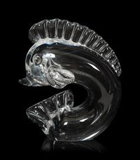 Four Steuben Glass Animal Figures