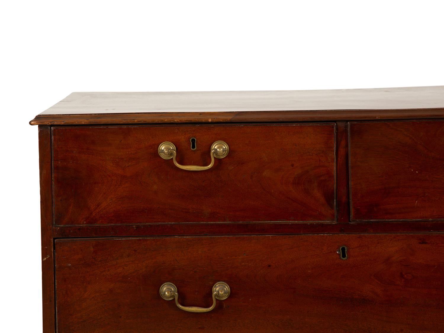 A George III Style Mahogany Chest of Drawers — 19th Century