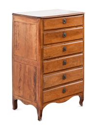 A Louis XV Provincial Walnut Semainier