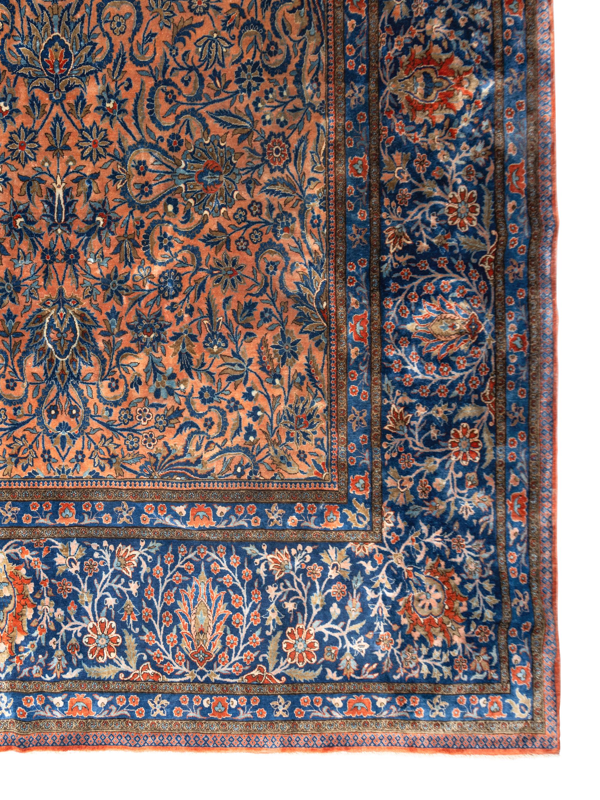 A Kashan Wool Rug