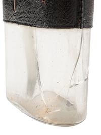 [CIVIL WAR]. Period-flask with UCV inscription to Captain James McElvany, Company F, 35th Georgia Infantry, WIA Cedar Run.