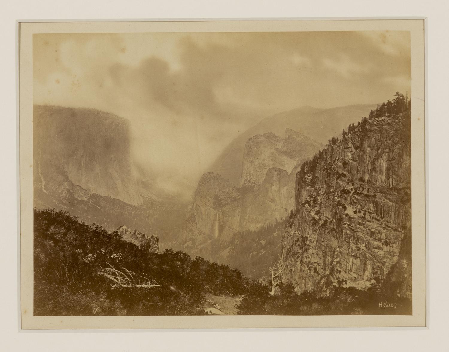 Muybridge, Eadweard (1830-1904). A group of 3 albumen photographs of Yosemite.