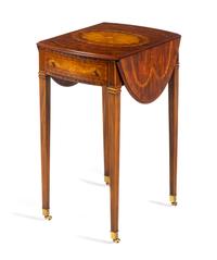 An Inlaid Satinwood Pembroke Table, Maitland Smith
