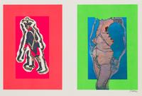 Larry Rivers, (American, 1923-2002), A group of 13 works from The Boston Massacre portfolio, 1970, including: Portfolio Cover, Untitled