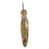Charlie Pratt (Cheyenne-Arapaho, 1937-2017) — Turquoise and Brass Feather