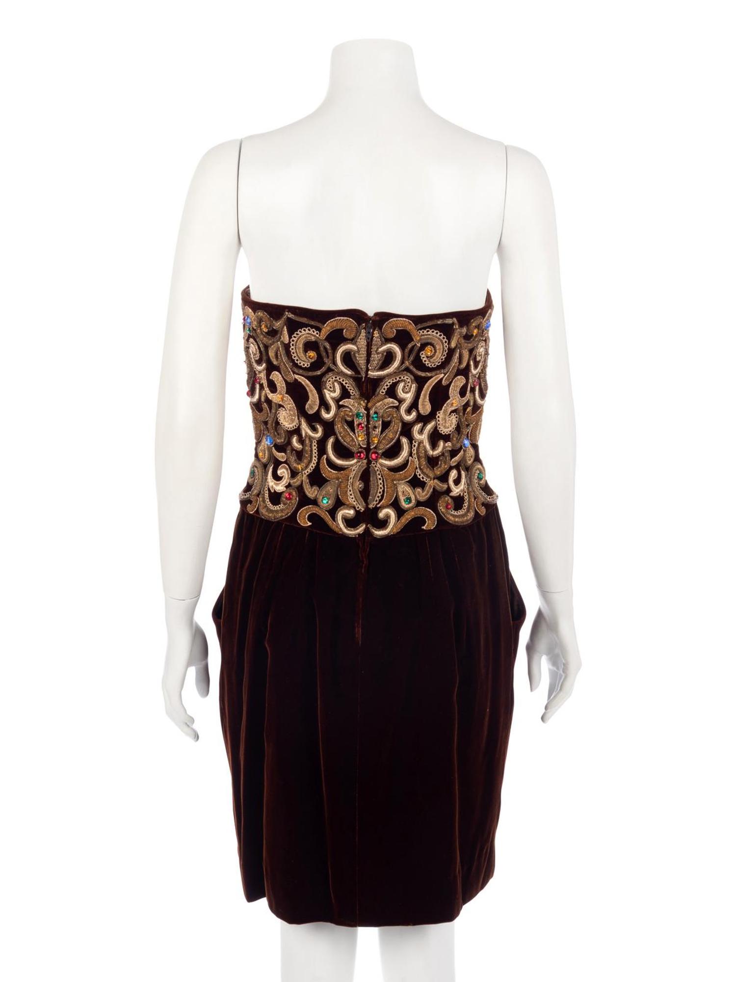 Four Designer Items, 1980-90s: Christian Lacroix, Leonard, Rena Lange & Carolina Herrera
