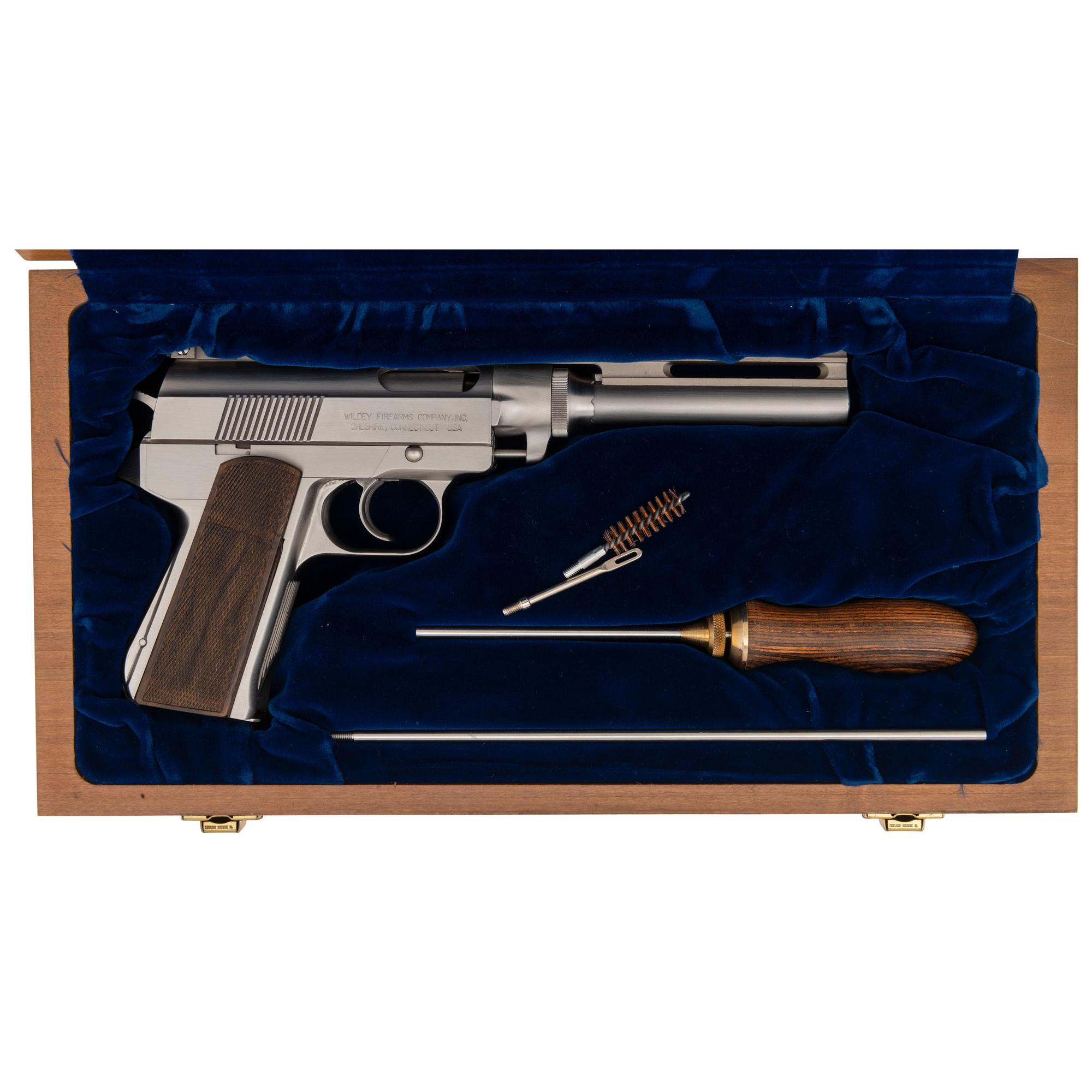 *Cased Wildey Firearms Company Inc .45 Win Mag Semi-Auto Pistol