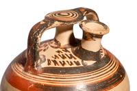 A Mycenaean Pottery Stirrup Jar