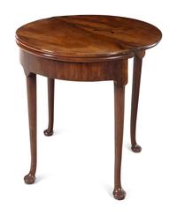 A George III Mahogany Flip-Top Table